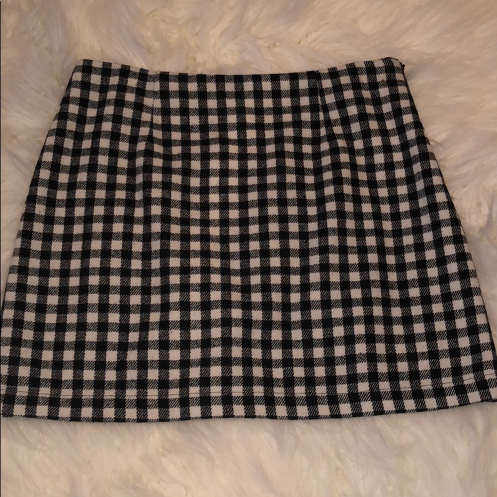 Plaid Mini Skirt